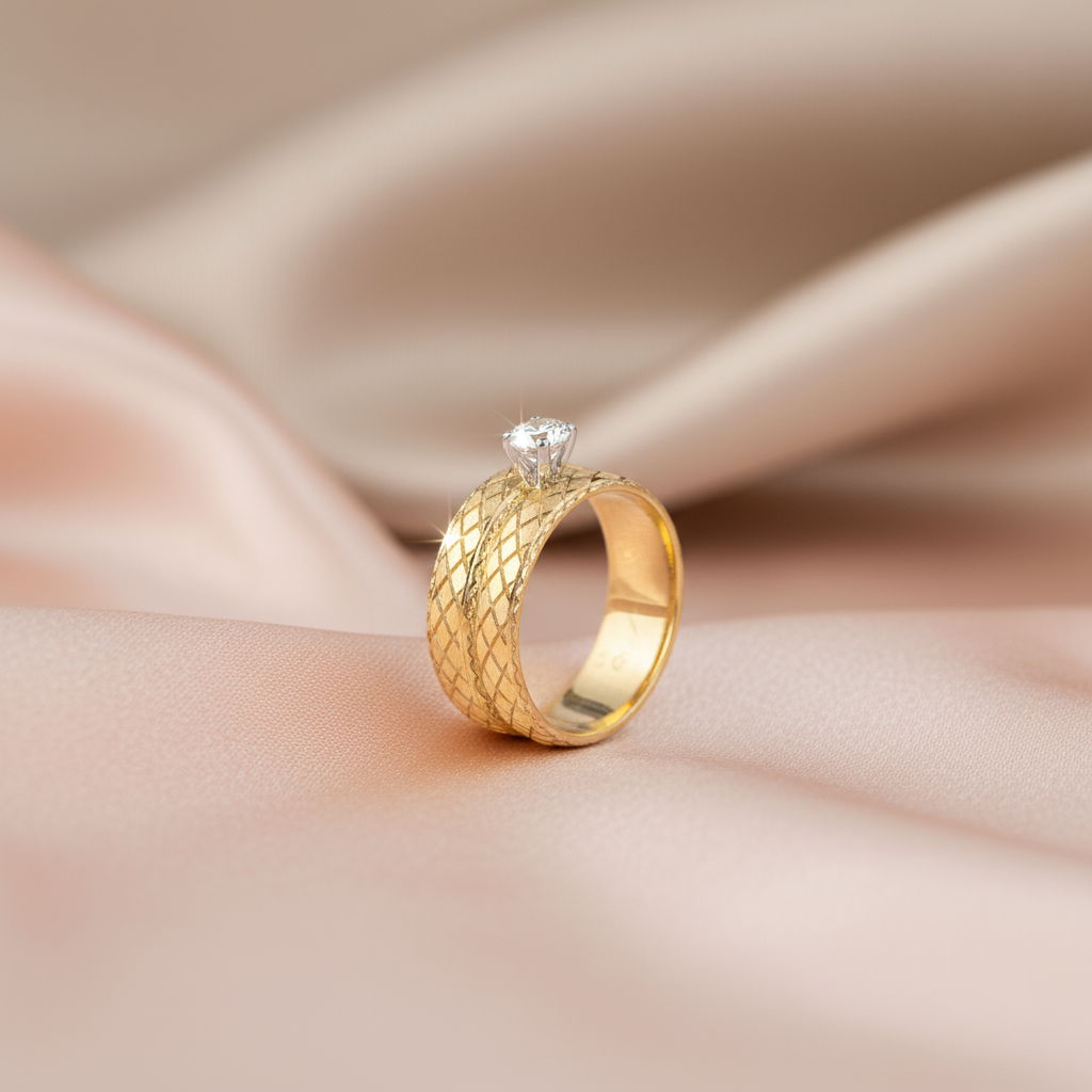 Set de Anillos "Compromiso de Oro"