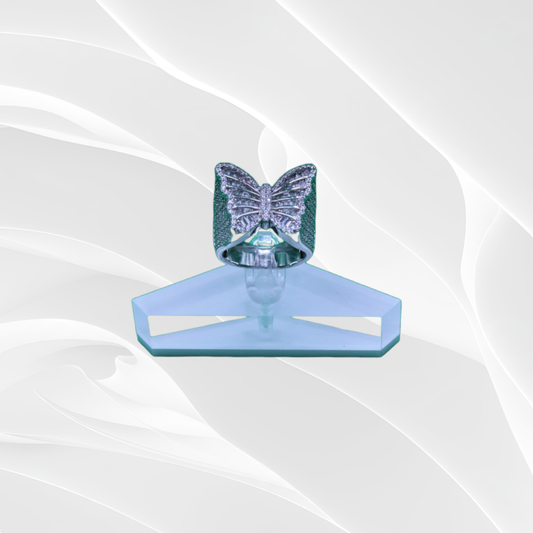 Italian Silver Butterfly Ring