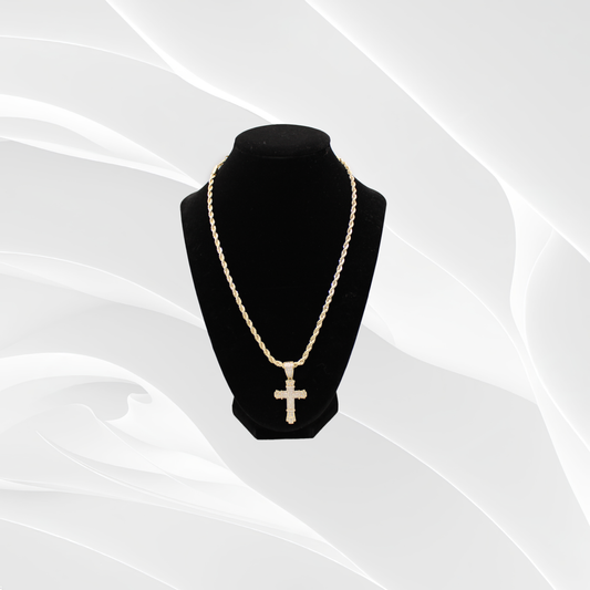 Gold-Plated Cross Pendant