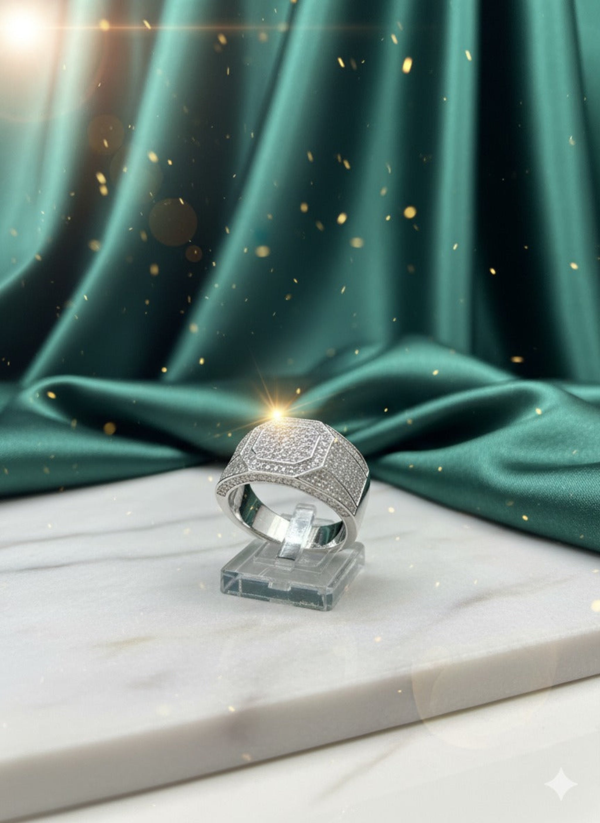 Anillo de Plata con Micro Pave – Lujo y Exclusividad