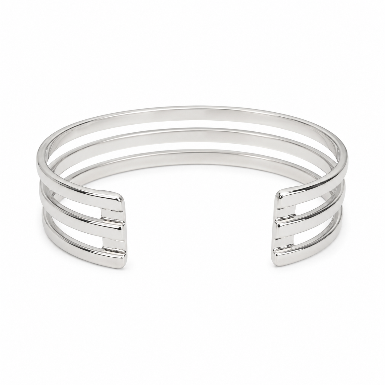 Brazalete Trilogía de Plata Auténtica Mexicana 925