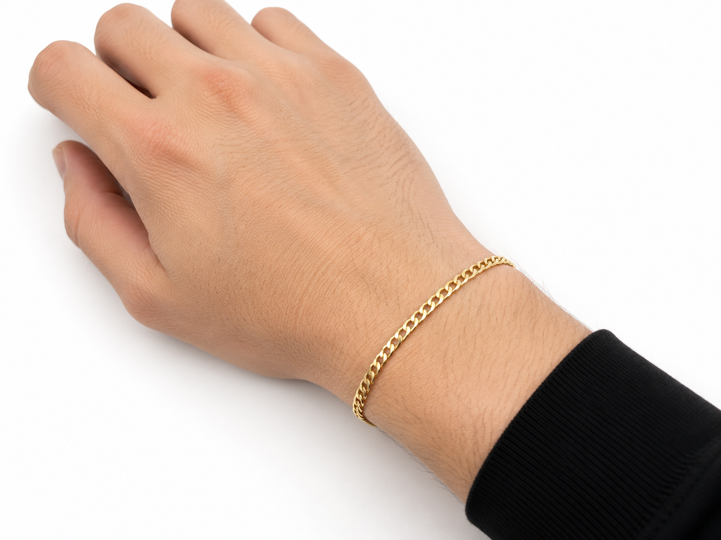 Pulsera Oro 14K Unisex – 8.5 Pulgadas