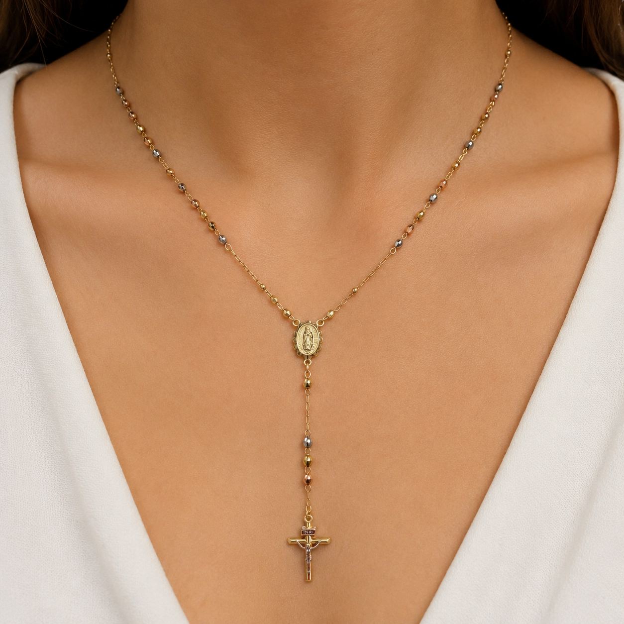 Rosario de Oro 14k