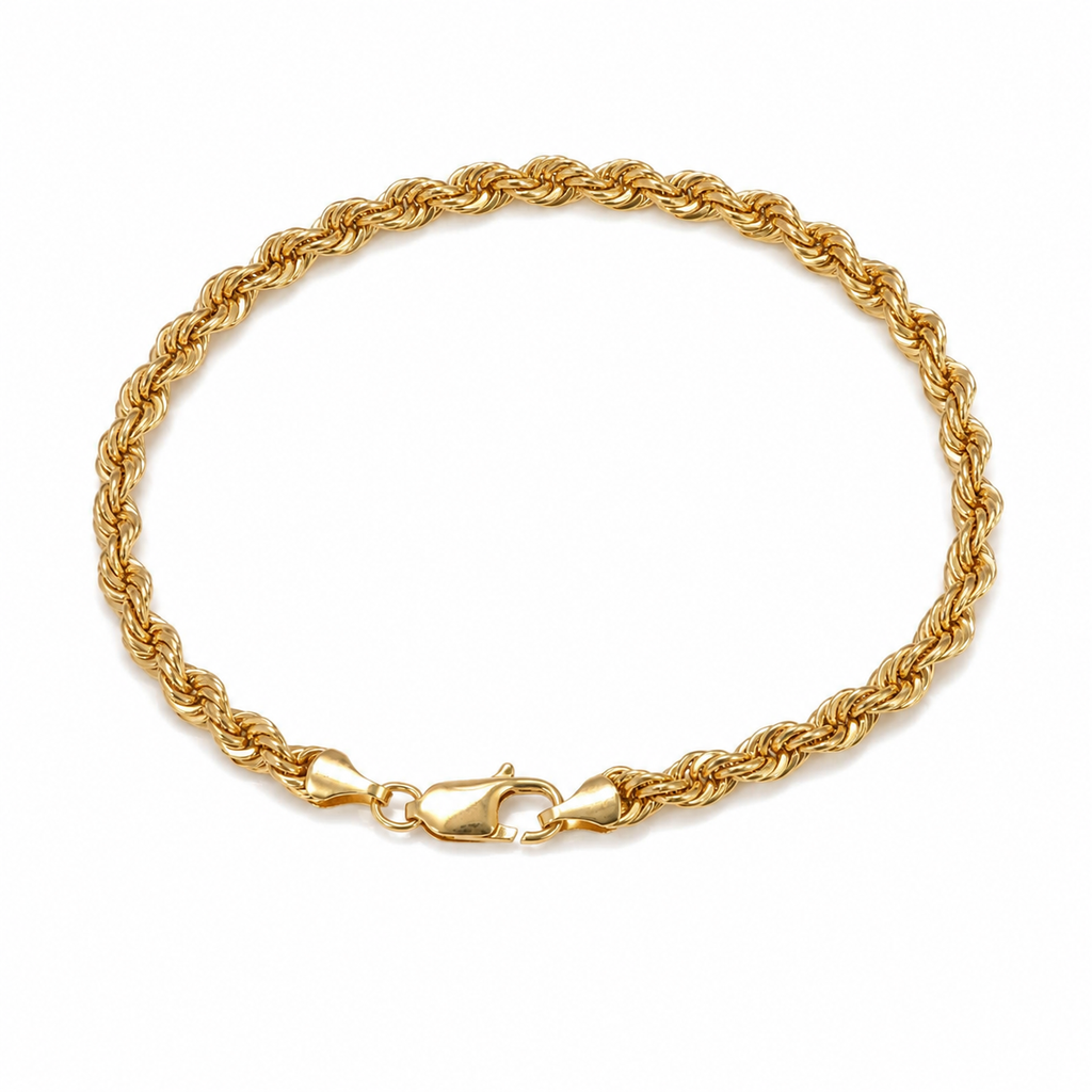 Pulsera Torsal en Oro 14K – 8.5 Pulgadas