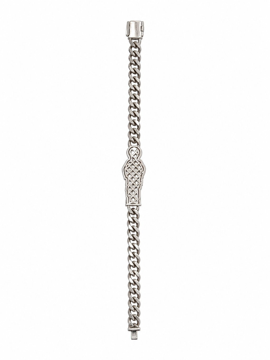 Pulsera de Plata Auténtica Italiana 925 con San Judas Tadeo
