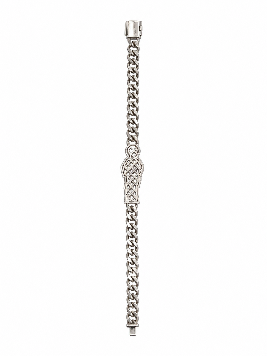Pulsera de Plata Auténtica Italiana 925 con San Judas Tadeo