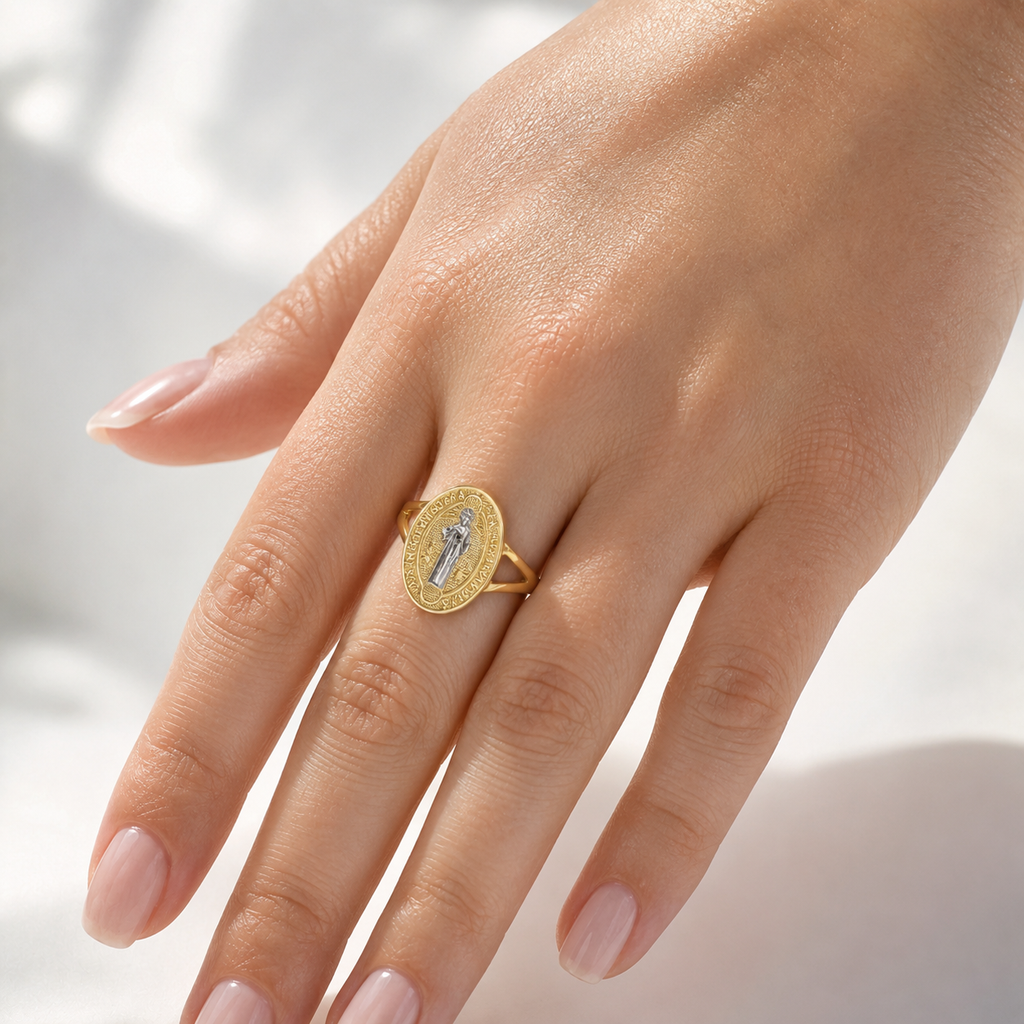 Anillo Oro 14k de San Benito