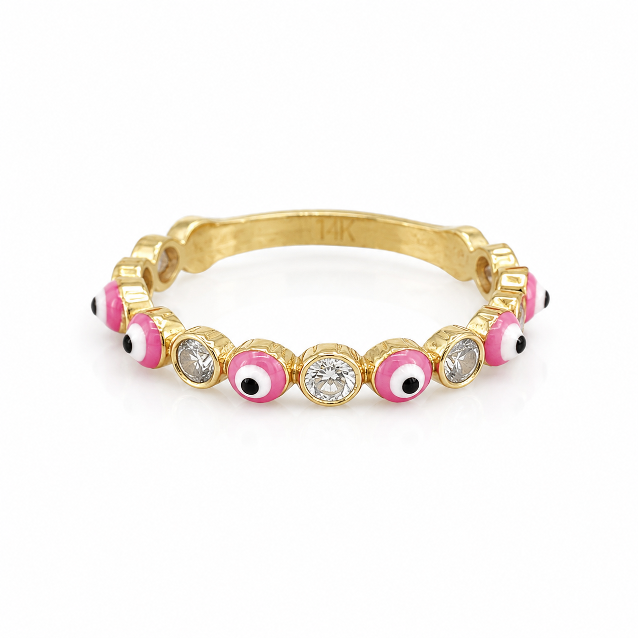 Anillo de Ojo Turco en Oro 14K