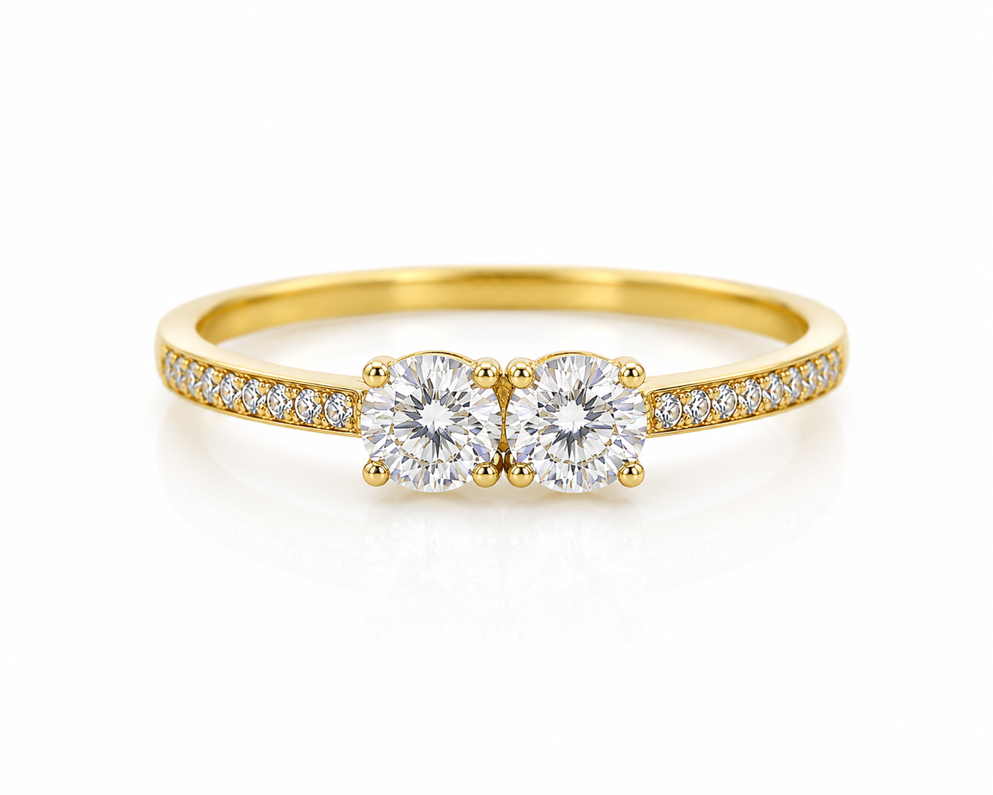 Anillo de Compromiso en Oro de 14K – Talla 9