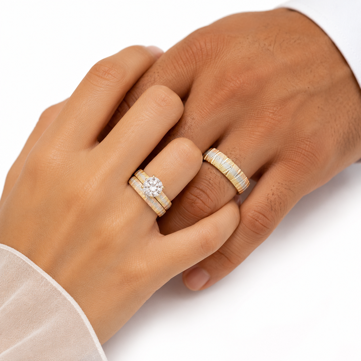 Anillos de Matrimonio en Oro de 14K – Tres Oros