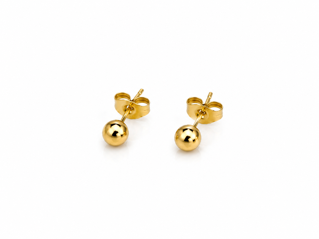 Aretes Estilo Dormilonas en Oro 14K – Clásicos y Atemporales