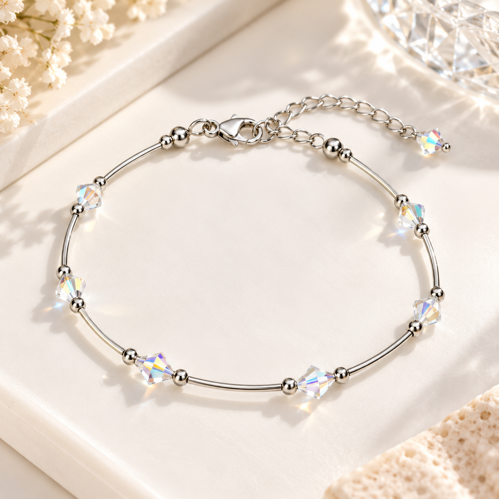 Tobillera de Cristal Aurora